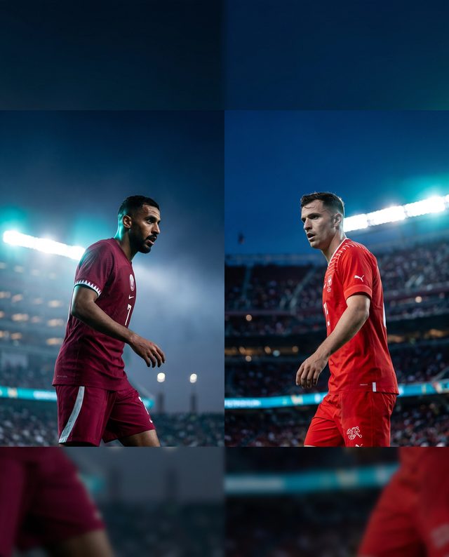 Qatar vs Switzerland — match poster